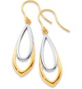 9ct-Two-Tone-Drop-Earrings Sale