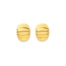 9ct-Oval-Lined-Studs Sale