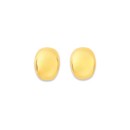 9ct-Oval-Studs Sale