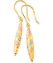 9ct-Tri-Tone-Stripe-Drop-Earrings Sale