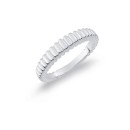 Sterling-Silver-Ridged-Ring-Size-M Sale