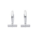 Sterling-Silver-Cubic-Zirconia-Fob-Huggies Sale