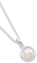 Sterling-Silver-Freshwater-Pearl-Circle-Pendant Sale