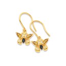 Eliza-9ct-Citrine-Black-Diamond-Butterfly-Hook-Earrings Sale