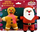 Trusty-2-Pce-Santa-Gingerbread-Catnip-Cat-Toy-Set Sale