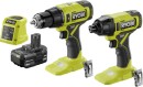 Ryobi-One-18V-Hammer-Drill-Impact-Driver-Kit Sale