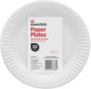 Essentials-Paper-Plate-Uncoated-20-Pack Sale