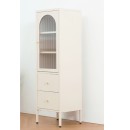 Lincoln-Arched-Glass-Shelving-Unit-White Sale