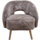 Design-Plus-Faux-Fur-Chair-Grey Sale