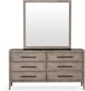 Redbridge-6-Drawer-Dresser-with-Mirror Sale