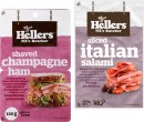 Hellers-Shaved-Leg-Ham-or-Sliced-Salami-100g Sale