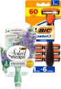 Bic-Comfort-3-Handle-6-Blades-or-Soleil-Escape-3-4-Pack Sale