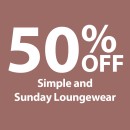 50-off-Simple-and-Sunday-Loungewear Sale