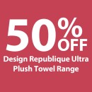50-off-Design-Republique-Ultra-Plush-Towel-Range Sale