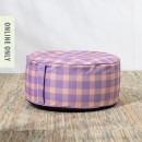 Amparo-Paros-Check-Pouf-Cover Sale