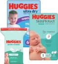 Huggies-Convenience-Pack-Ultra-Dry-Nappies-16-28-Pack-Nappy-Pants-12-15-Pack-or-Huggies-Baby-Wipes-240-Pack Sale