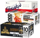 NEW-Hard-Rated-Range-6-Odd-Company-Vodka-Range-6-or-Frankys-Lemon-Crush-or-Cola-Lime-6-10-X-330ml-Cans Sale
