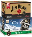 Jim-Beam-Gold-Cola-7-or-Canadian-Club-Premium-Dry-7-12-X-250mL-Cans Sale