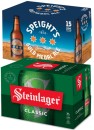 Steinlager-Classic-Speights-Gold-Medal-Ale-Waikato-Draught-or-Lion-Red-15-X-330mL-Bottles Sale
