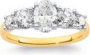 14ct-5-Stone-Element-Lab-Grown-Diamond-Ring Sale