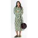Amparo-Robbie-Check-Bathrobe-Green Sale