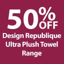 50-off-Design-Republique-Ultra-Plush-Towel-Range Sale