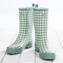 Outsidings-Mid-Calf-Gingham-Gumboot Sale