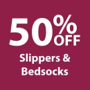 50-off-Slippers-Bedsocks Sale