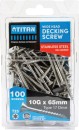 Titan-10G-x-65mm-Stainless-Steel-Wide-Head-Decking-Screw-Pack-of-100 Sale