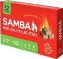 NEW-Samba-Natural-Firelighters-Pack-of-32 Sale