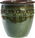 Tuscan-Path-54-x-52cm-Green-Glazed-Studded-Pot Sale