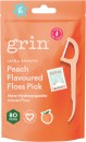 Grin-Peach-Flavoured-Floss-Picks-80pk-Bag Sale