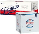 Frankys-Range-6-10-x-330ml-Cans-or-Peroni-Nastro-Azzurro-12-x-330ml-Bottles Sale