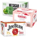 Clean-Collective-Range-5-Gordons-RTD-Range-4-or-Jim-Beam-Gold-Cola-or-Zero-Sugar-7-12-x-250ml-Cans Sale