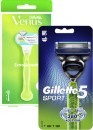 Gillette-5-Sport-or-Venus-Extra-Smooth-Razor-2-Blades Sale