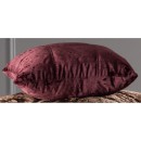 Fieldcrest-Luxe-Velvet-45cm-Cushion-Burgundy Sale