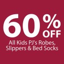 60-off-All-Kids-PJs-Robes-Slippers-Bed-Socks Sale