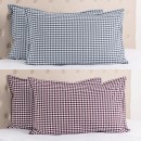 Fieldcrest-Stonewashed-Cotton-Gingham-Pillowcase-Pair Sale