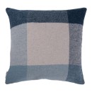 Woolrest-New-Zealand-Wool-Check-Cushion-Blue Sale