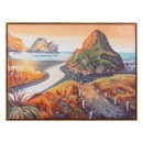 Design-Plus-Piha-In-Golden-Tones-Wall-Art-80x60cm Sale