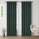 Style-Co-Beau-Velvet-Block-Out-Eyelet-Curtains-Emerald Sale