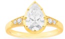 14ct-150ct-Pear-Shaped-Lab-Grown-Diamond-Ring-with-Shoulder-Stone Sale