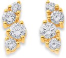 10ct-Lab-Grown-Diamond-4-Stone-Earrings Sale