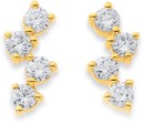 10ct-4-Stone-Lab-Grown-Diamond-Scatter-Design-Earrings Sale