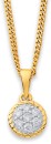 9ct-Diamond-Round-Patterned-Pendant Sale