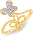 9ct-Diamond-Double-Butterfly-Ring Sale