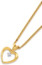 9ct-Diamond-Open-Heart-Pendant Sale
