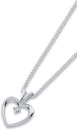 9ct-White-Gold-Diamond-Open-Heart-Pendant Sale