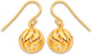9ct-Open-Ball-Hook-Drop-Earrings Sale