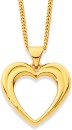 9ct-Open-Heart-Puff-Pendant Sale
